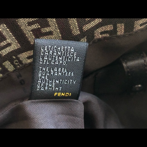 Authentic Fendi Zucchino tote bag - Picture 12 of 13